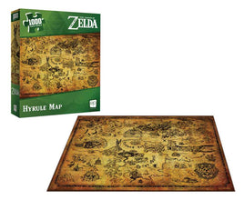 The Legend of Zelda Hyrule Map 1000 Piece Puzzle