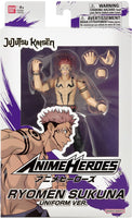 Anime Heroes Jujutsu Kaisen Ryomen Sukuna Uniform Ver 6" Scale action figure