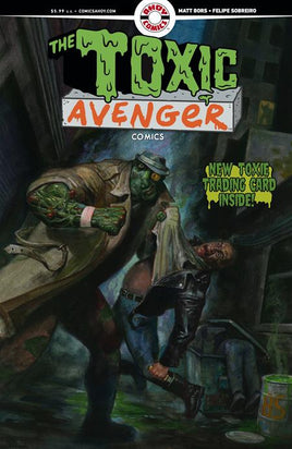The Toxic Avenger Comics #2 Cover D Fred Harper Exclusive w/ Trading Card by Matt Bors